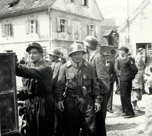 Bei einer Feuerwehrübung