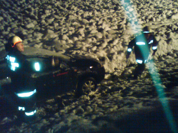 Der verungl&uuml;ckte PKW