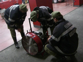 &Uuml;bung am Hochdruckl&uuml;fter