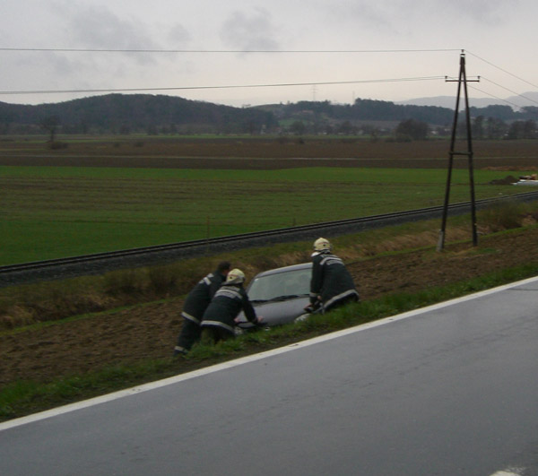 Bergung mittels Muskelkraft