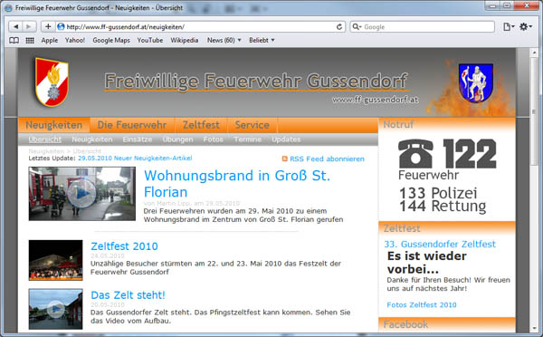 Die neue Site