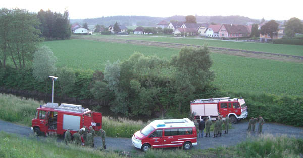 Feuerwehr Gussendorf im &Uuml;bungseinsatz