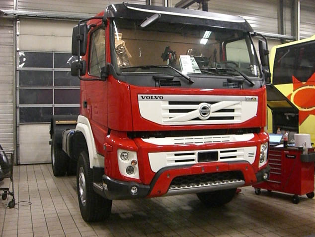 Das bereits fertig lackierte Fahrgestell einer anderen Wehr